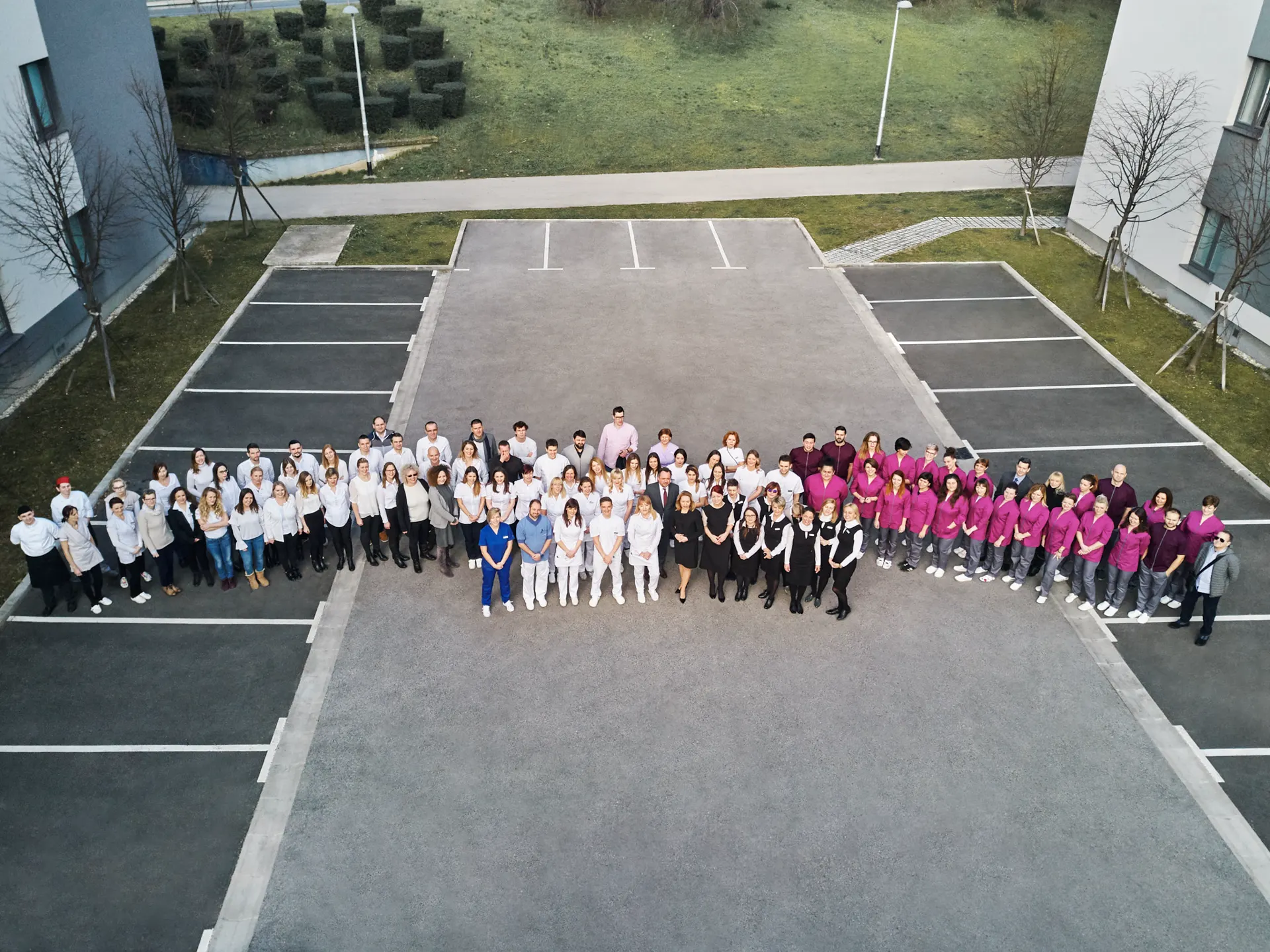 Full Ars Salutaris team — 90+ specialists, surgeons, ceramists, and patient coordinators